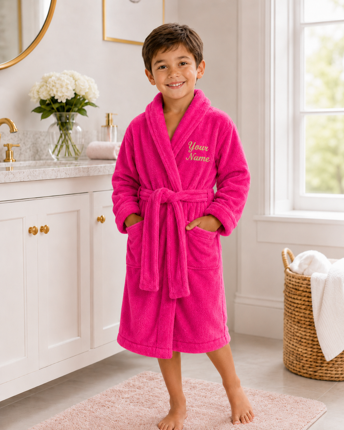 Personalized Boys’ Bathrobe