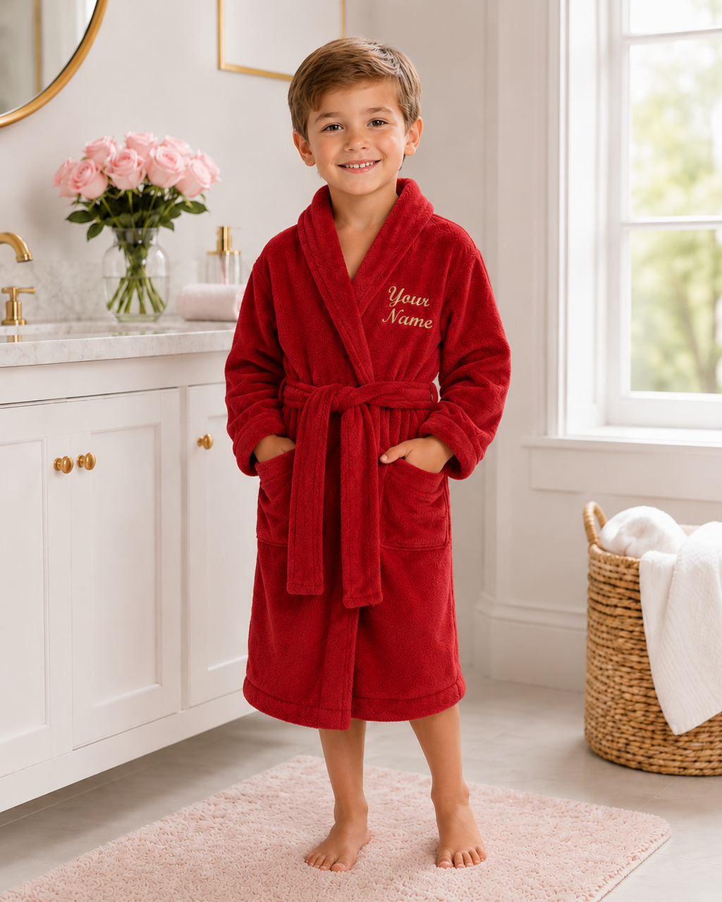 Personalized Boys’ Bathrobe