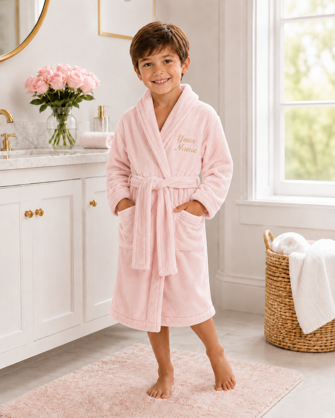 Personalized Boys’ Bathrobe