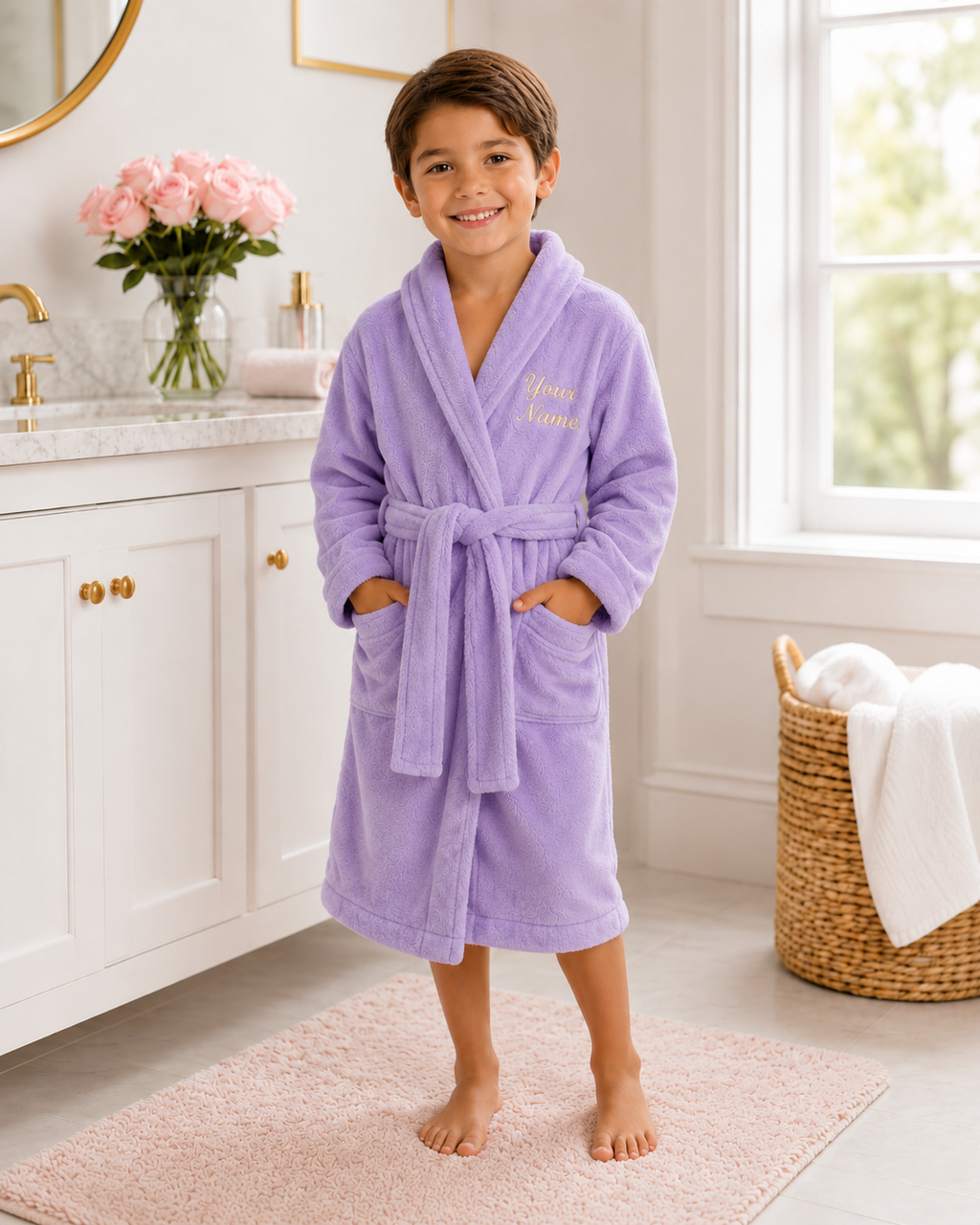 Personalized Boys’ Bathrobe