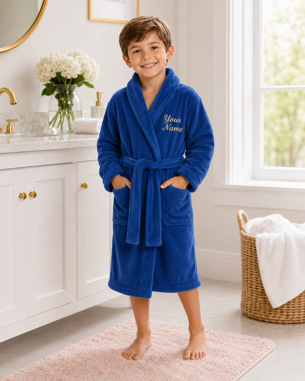 Personalized Boys’ Bathrobe