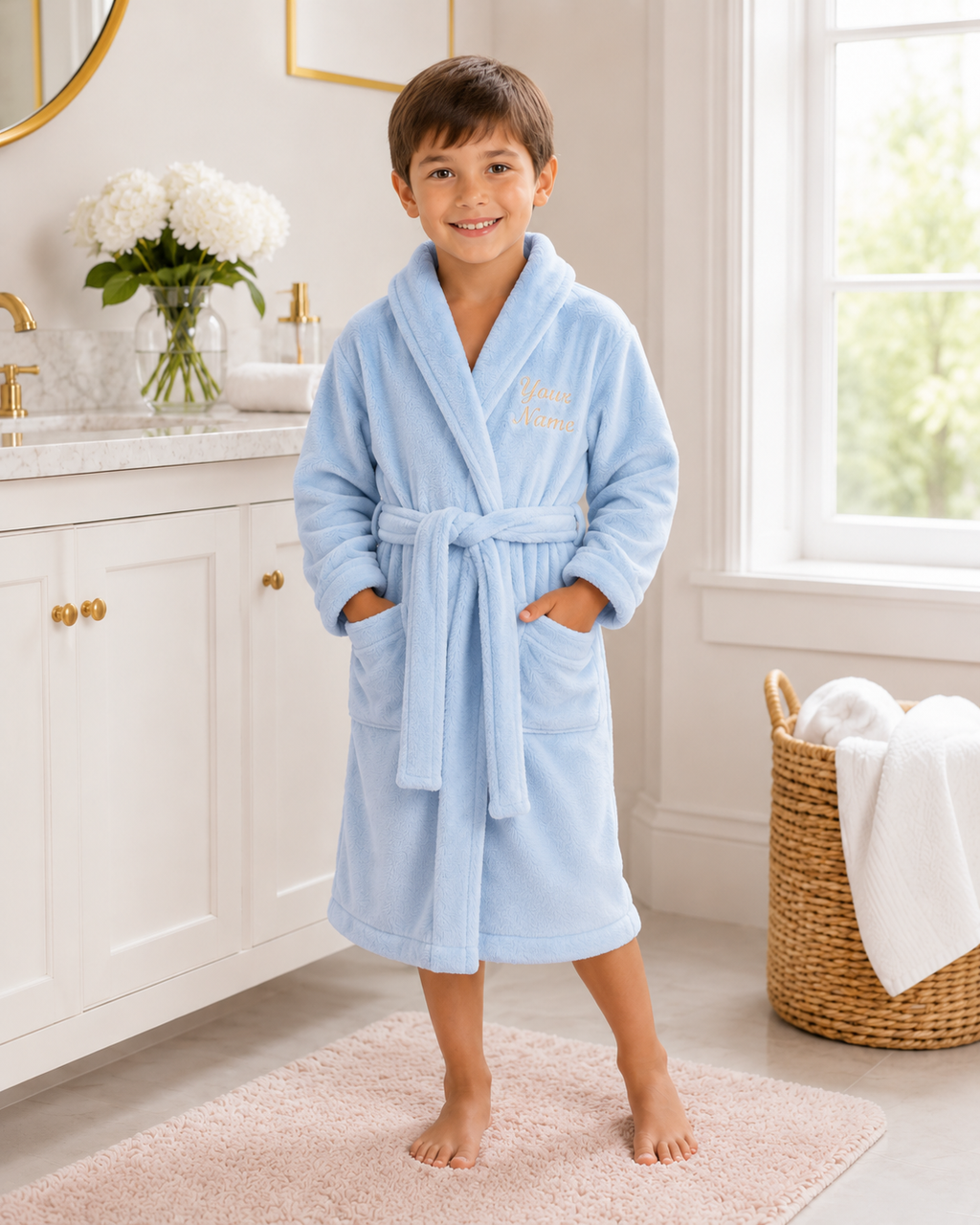 Personalized Boys’ Bathrobe