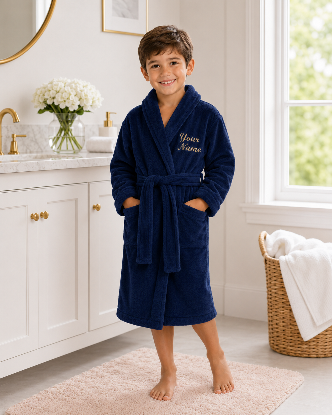 Personalized Boys’ Bathrobe